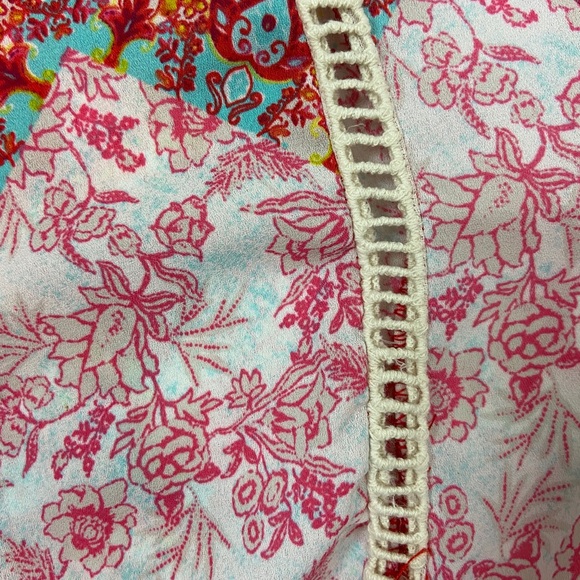 Altar’d State Boho Hippie Tie Crop Top Large - Picture 9 of 10